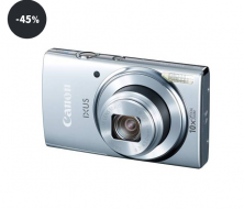 Digitální fotoaparát v akci Canon IXUS 155 IS stříbrný (sleva 45%)